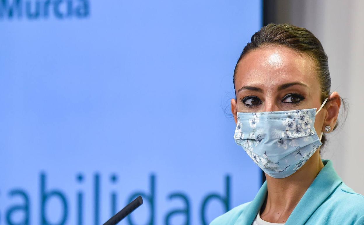 La portavoz del Ejecutivo regional, Valle Miguélez, en una imagen de archivo.