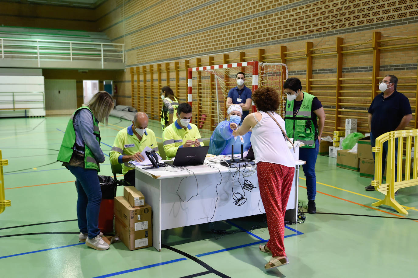 Fotos: Caravaca realiza un cribado poblacional para detectar casos asintomáticos de Covid