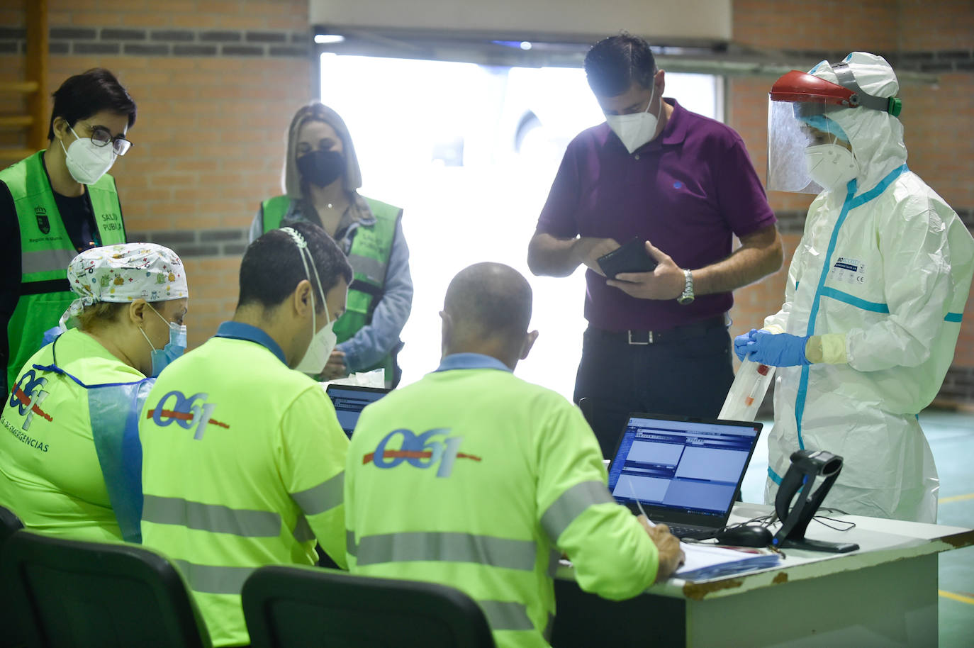 Fotos: Caravaca realiza un cribado poblacional para detectar casos asintomáticos de Covid