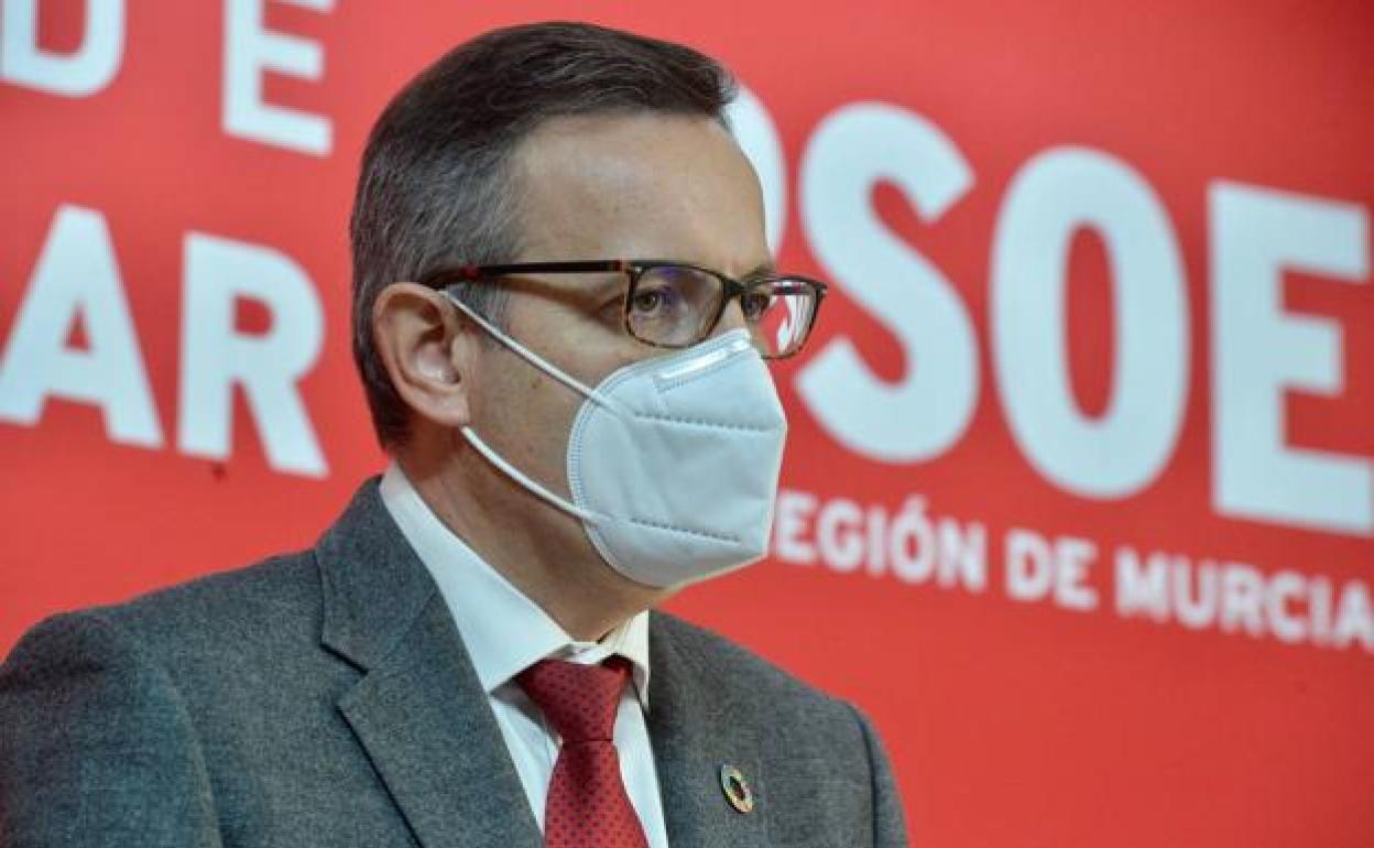 El secretario general del PSRM, Diego Conesa. 