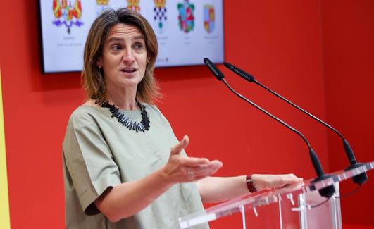 La ministra Teresa Ribera.