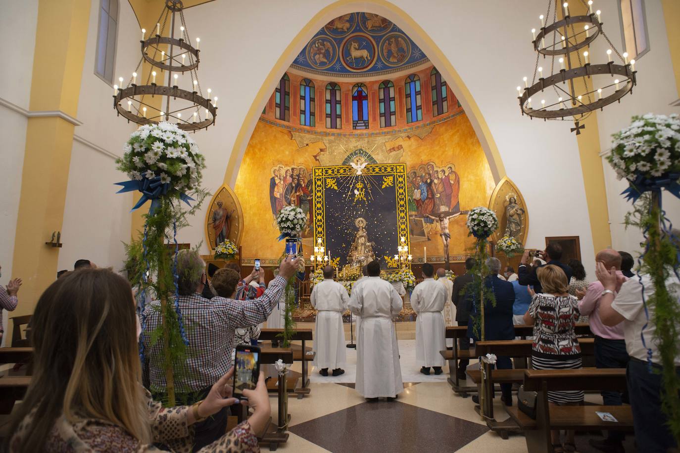 Fotos: Los Ramos se rinde a la Virgen de la Huerta