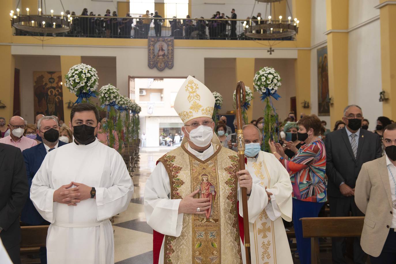 Fotos: Los Ramos se rinde a la Virgen de la Huerta