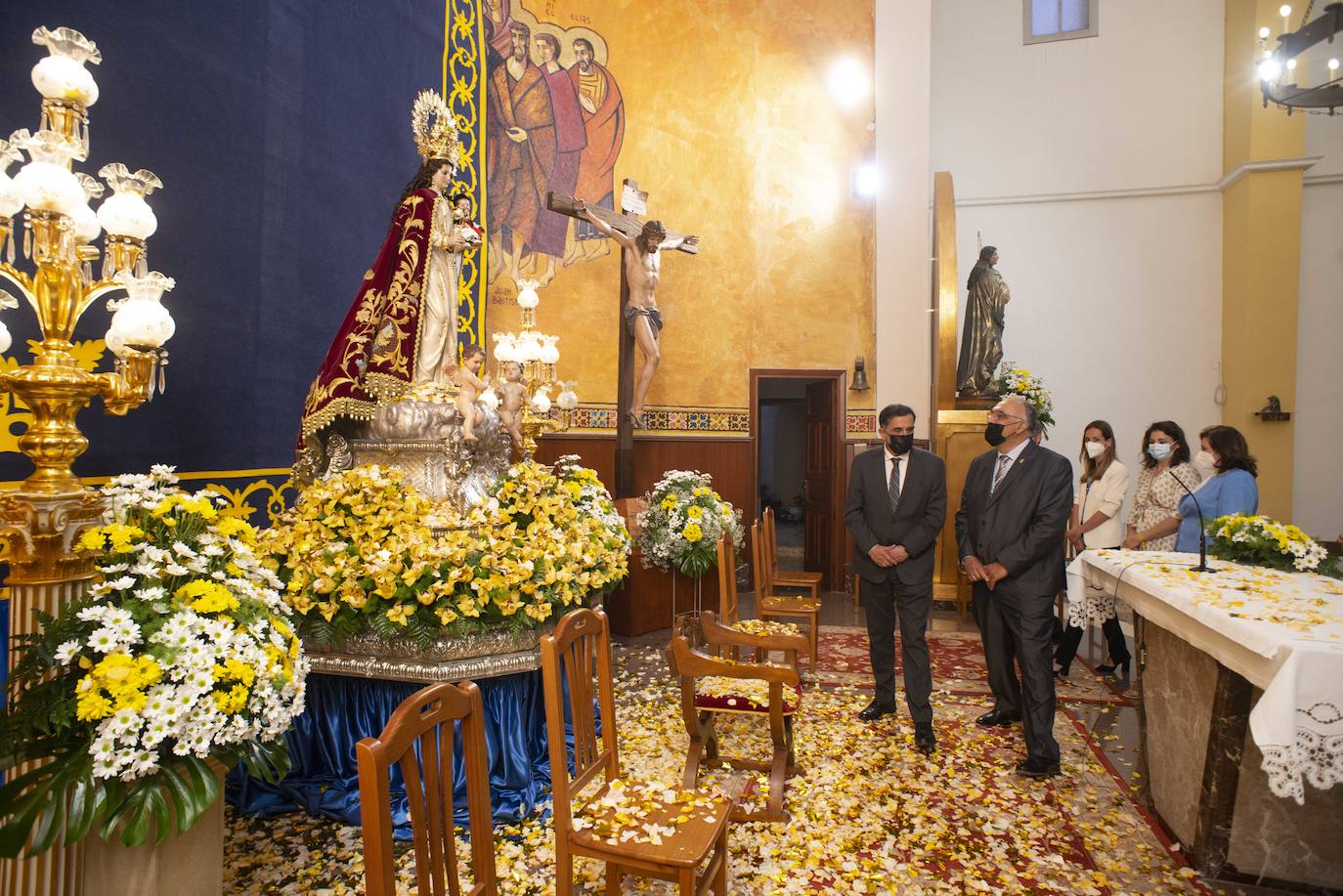Fotos: Los Ramos se rinde a la Virgen de la Huerta