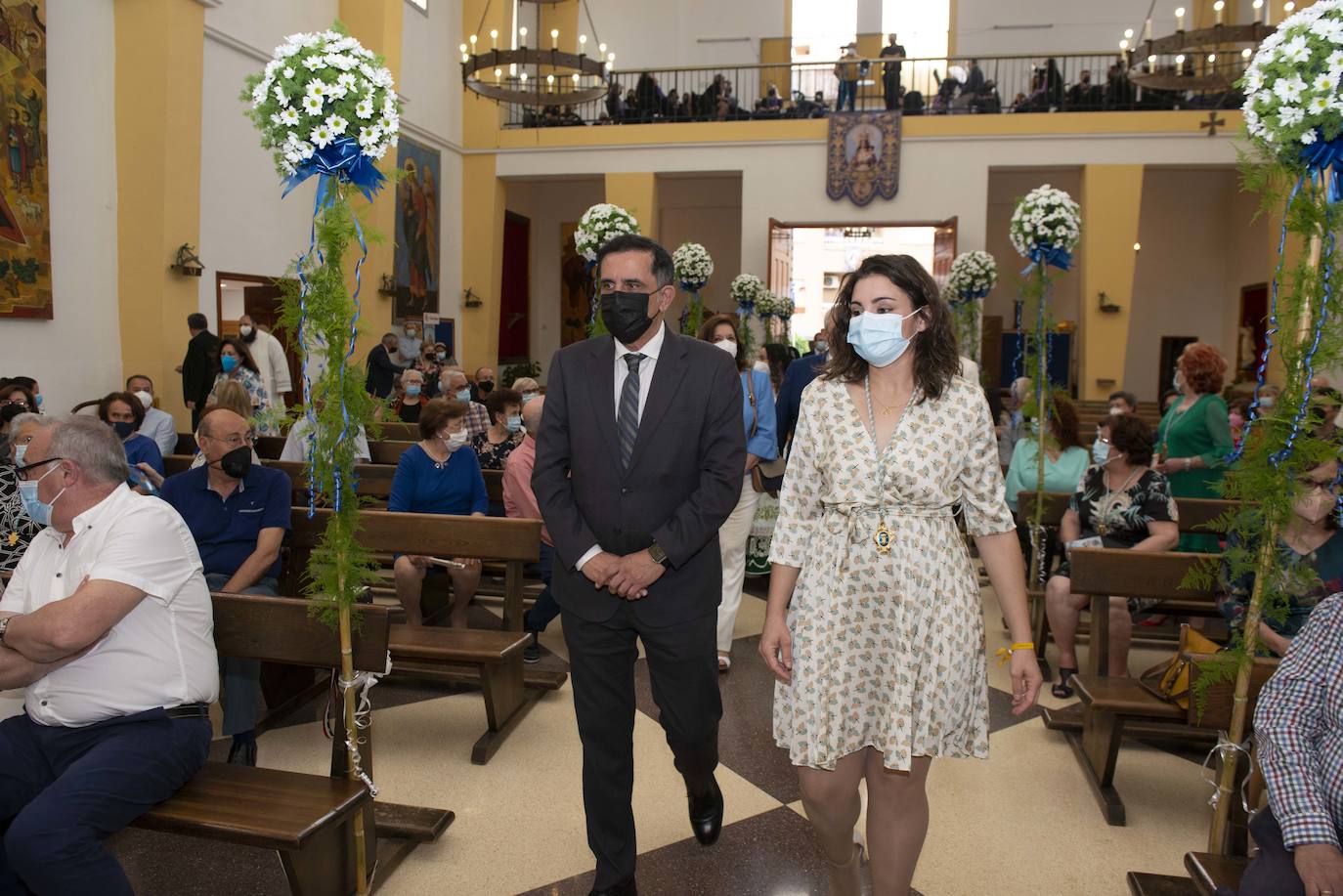 Fotos: Los Ramos se rinde a la Virgen de la Huerta