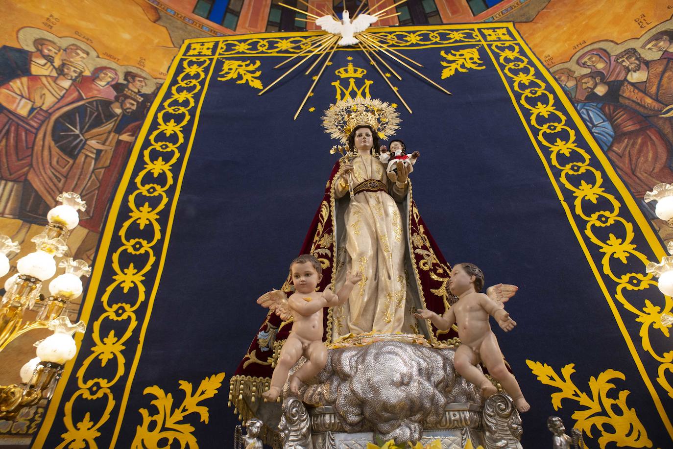 Fotos: Los Ramos se rinde a la Virgen de la Huerta