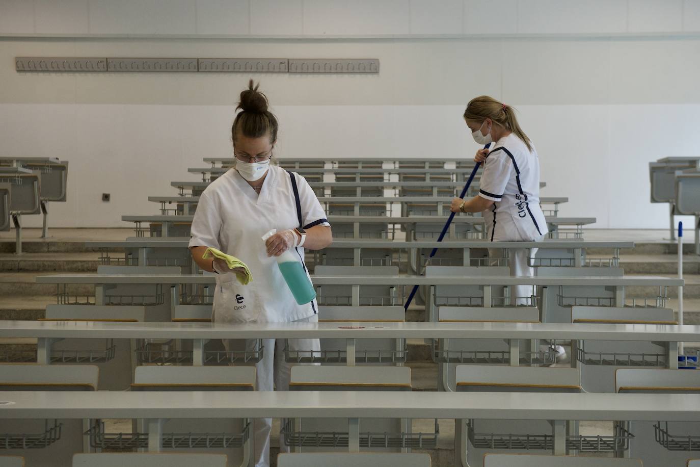 Fotos: Preparativos para la Ebau 2021 en la Región de Murcia