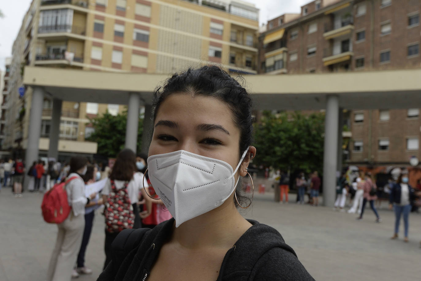 Fotos: Así arrancó la Ebau en la Universidad de Murcia