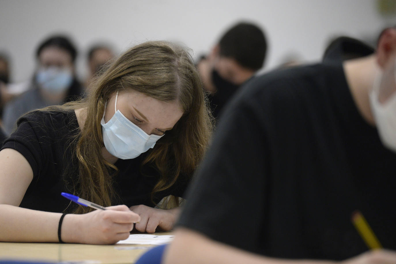 Fotos: Así arrancó la Ebau en la Universidad de Murcia