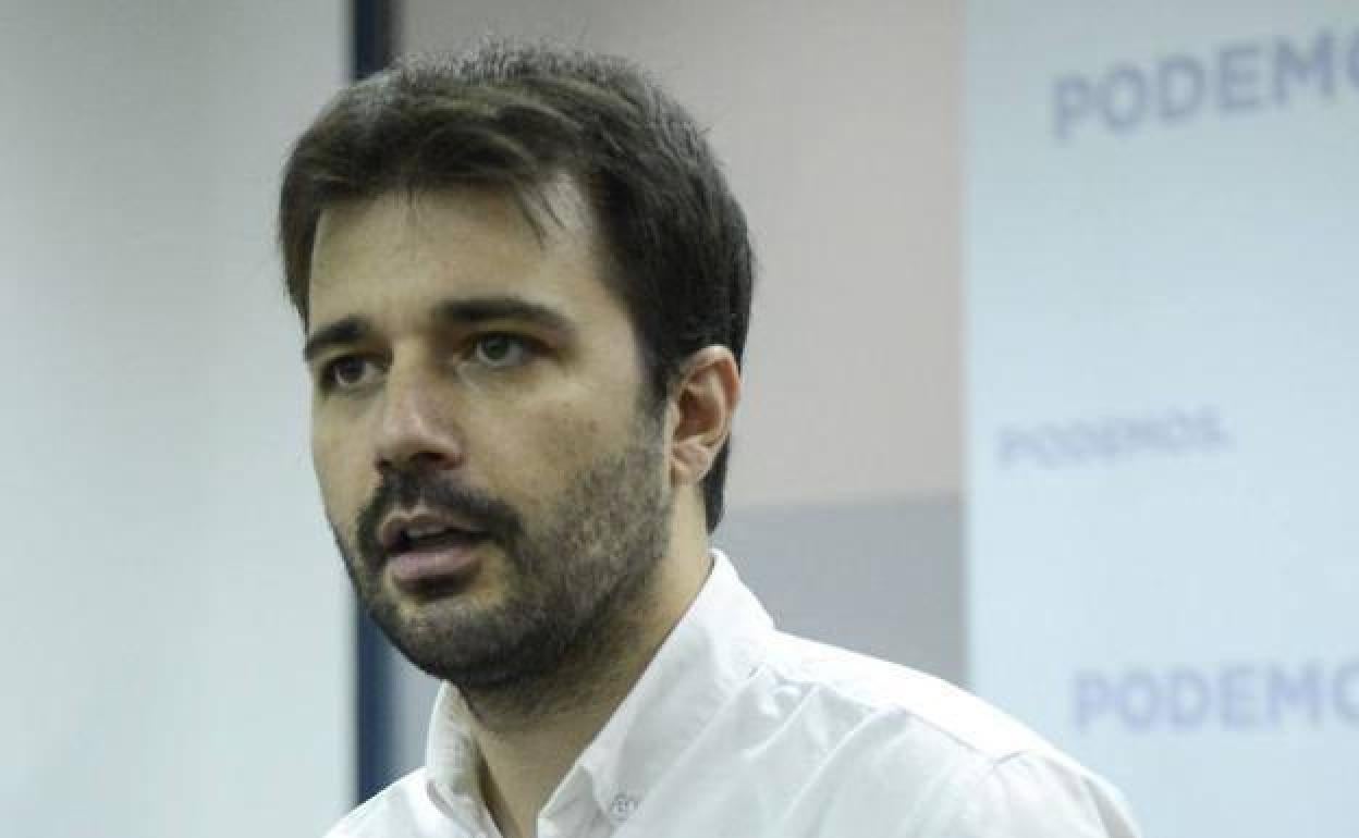 El coordinador autonómico de Podemos, Javier Sánchez Serna, en una imagen de archivo.