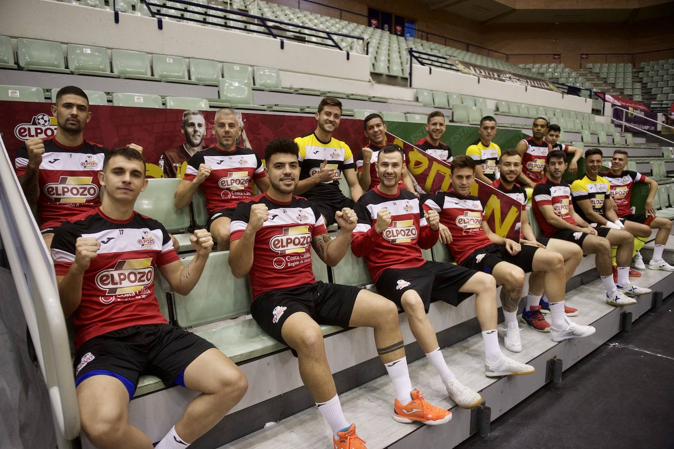 Fotos: entrenamiento que celebraron ayer en el Palacio de Deportes