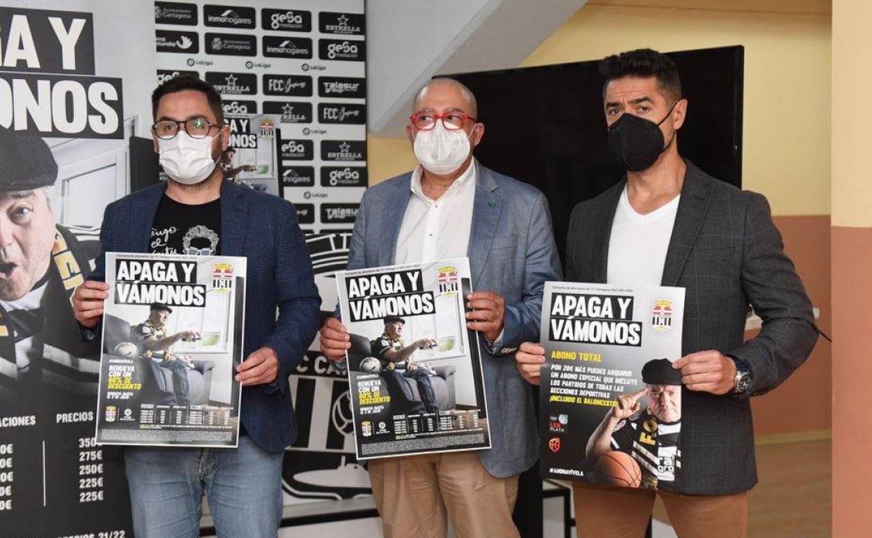 Presentación de la campaña de abonos, este lunes.