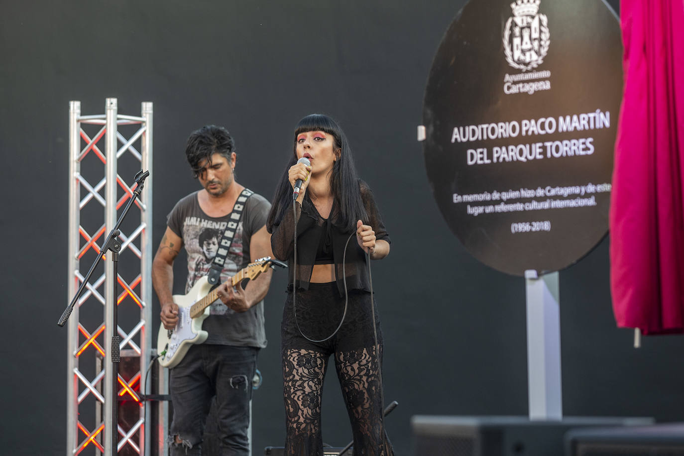 Fotos: Paco Martín ya da nombre al auditorio de Cartagena