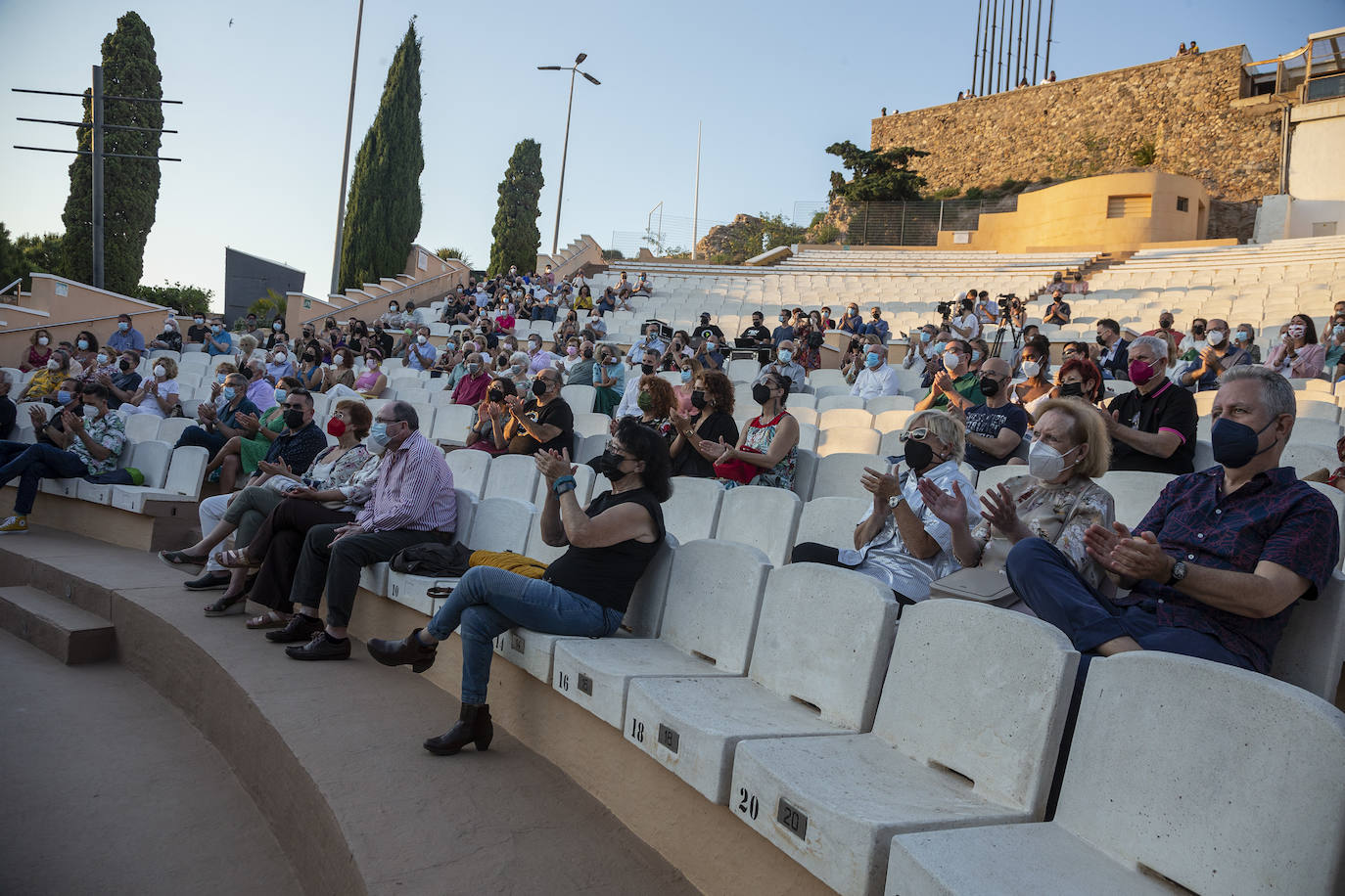 Fotos: Paco Martín ya da nombre al auditorio de Cartagena