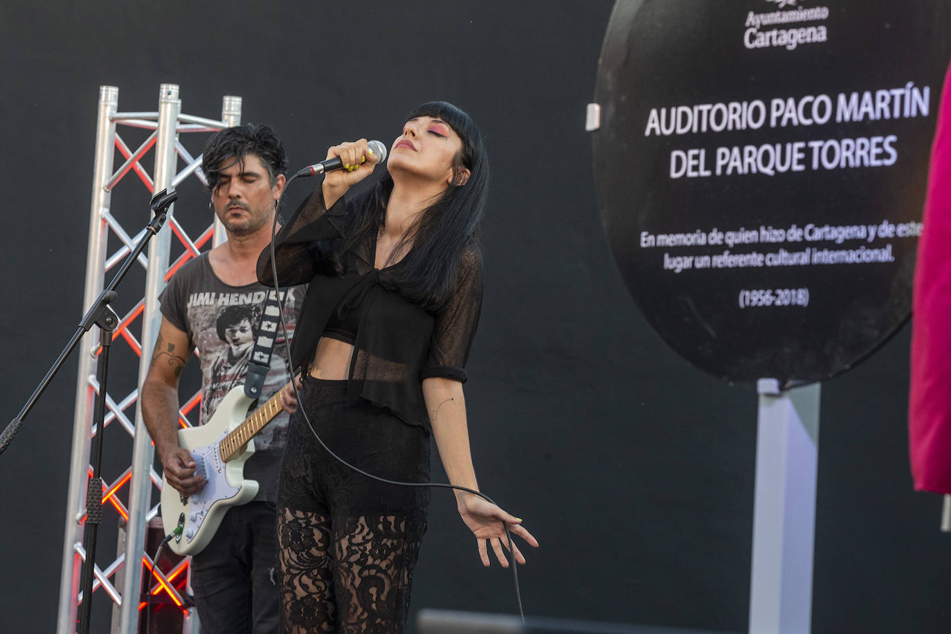 Fotos: Paco Martín ya da nombre al auditorio de Cartagena