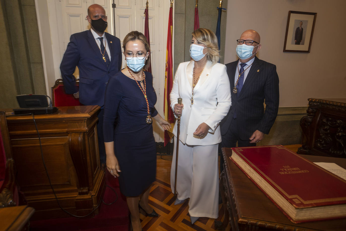 Fotos: Pleno de investidura de Noelia Arroyo como nueva alcaldesa de Cartagena