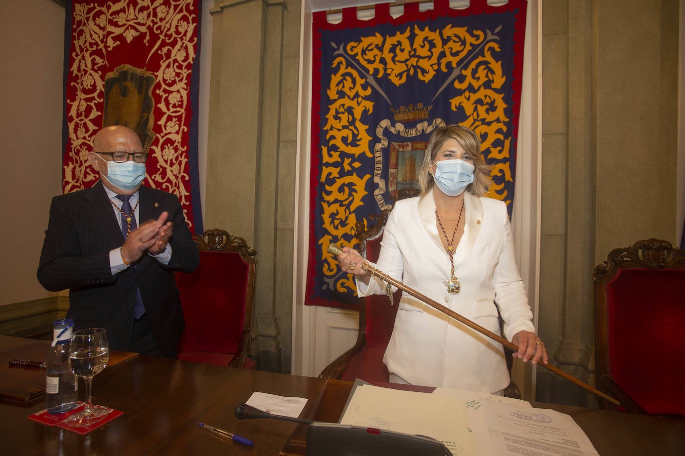 Fotos: Pleno de investidura de Noelia Arroyo como nueva alcaldesa de Cartagena