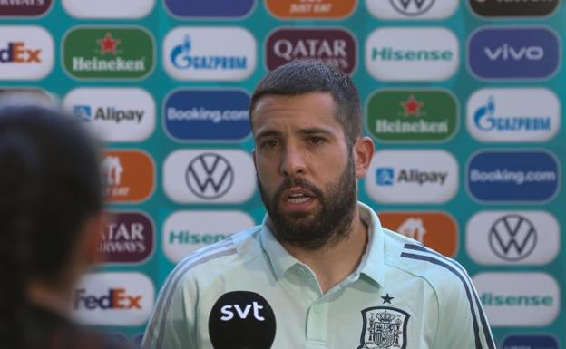 Eurocopa 2020/2021: Jordi Alba: «Estamos con la ilusión de hacer algo grande»