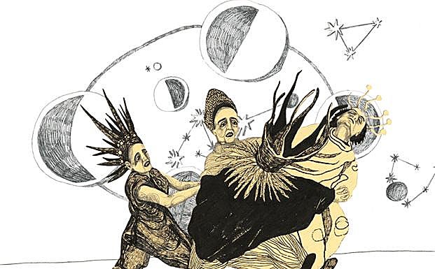 Otra de las ilustraciones de 'Federico', el tercer libro del la ilustradora murciana. 