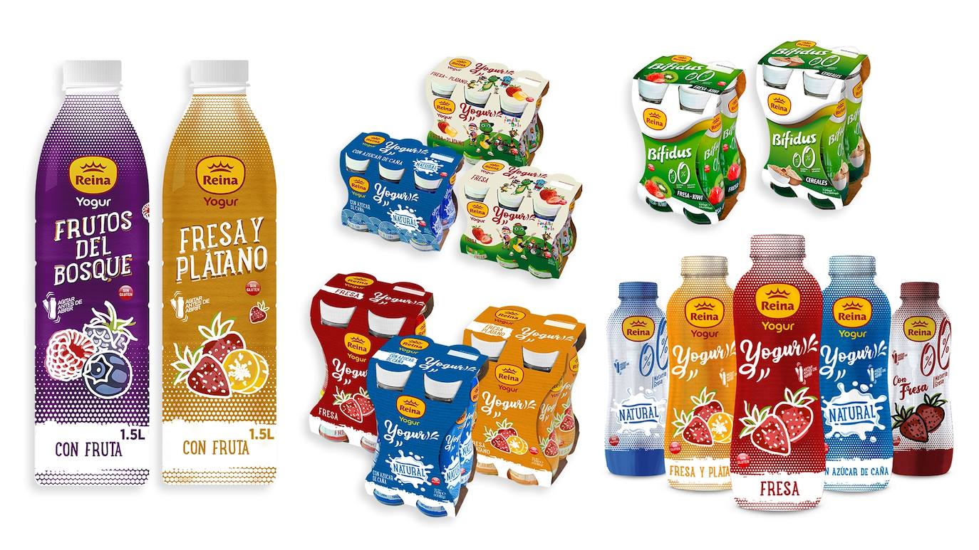 Gama de productos de yogur bebible 