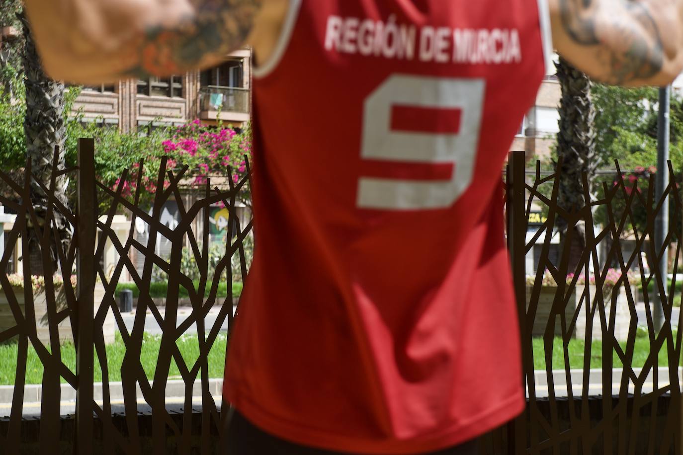 Fotos: Comienza el vallado del Jardín del Malecón de Murcia