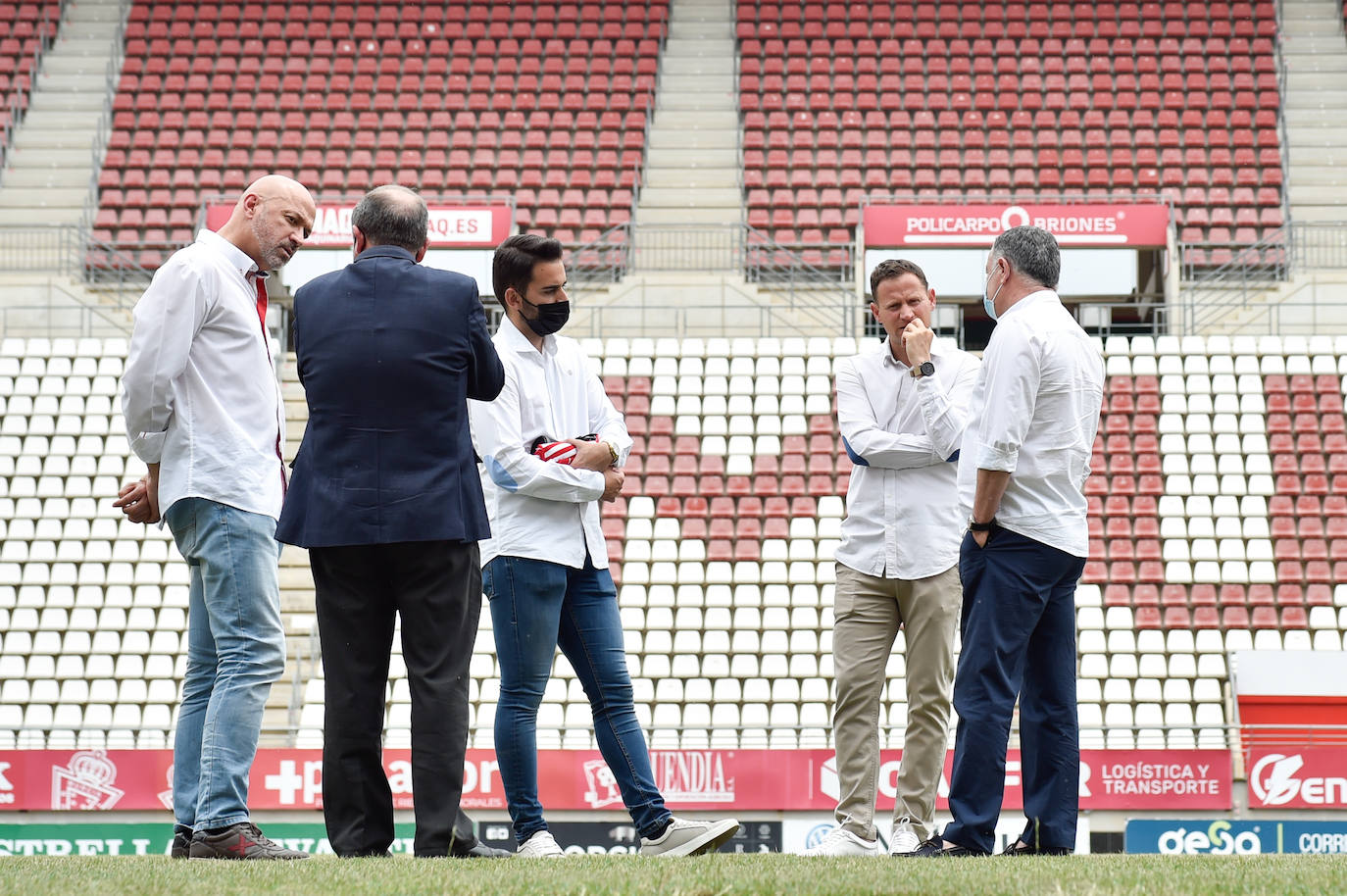 Fotos: Presentación del nuevo entrenador del Real Murcia