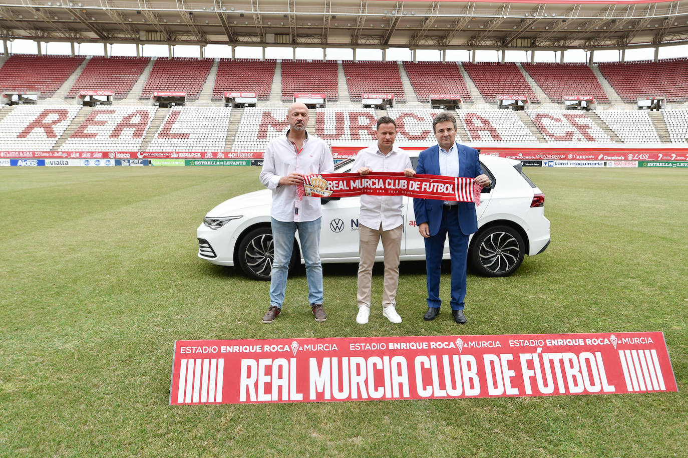Fotos: Presentación del nuevo entrenador del Real Murcia