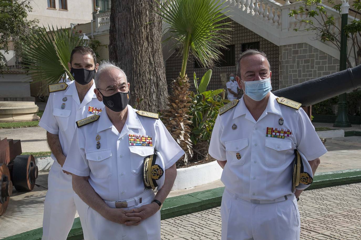 Fotos: Visita del jefe de la Defensa visita al Mando Marítimo de Cartagena