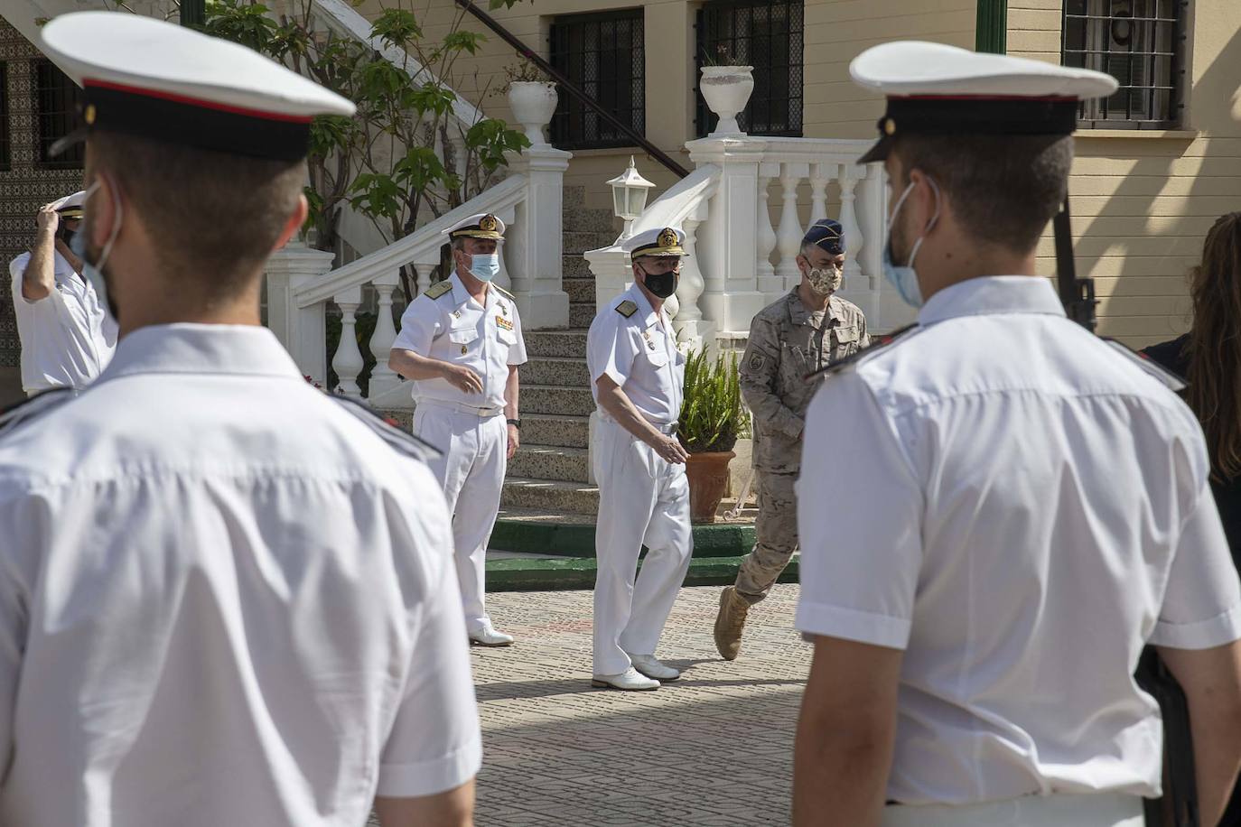 Fotos: Visita del jefe de la Defensa visita al Mando Marítimo de Cartagena