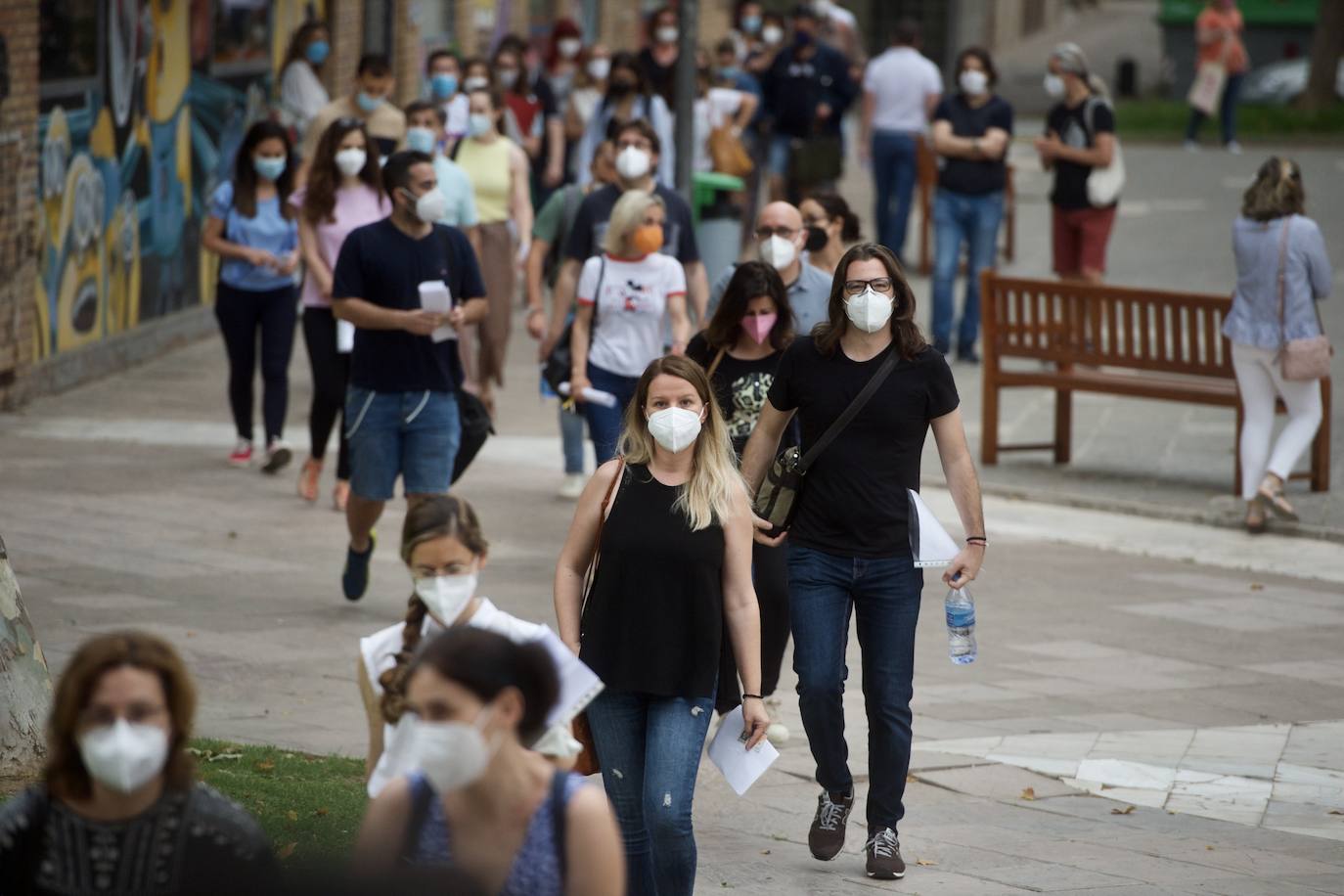 Fotos: Oposiciones de educación en la Región de Murcia