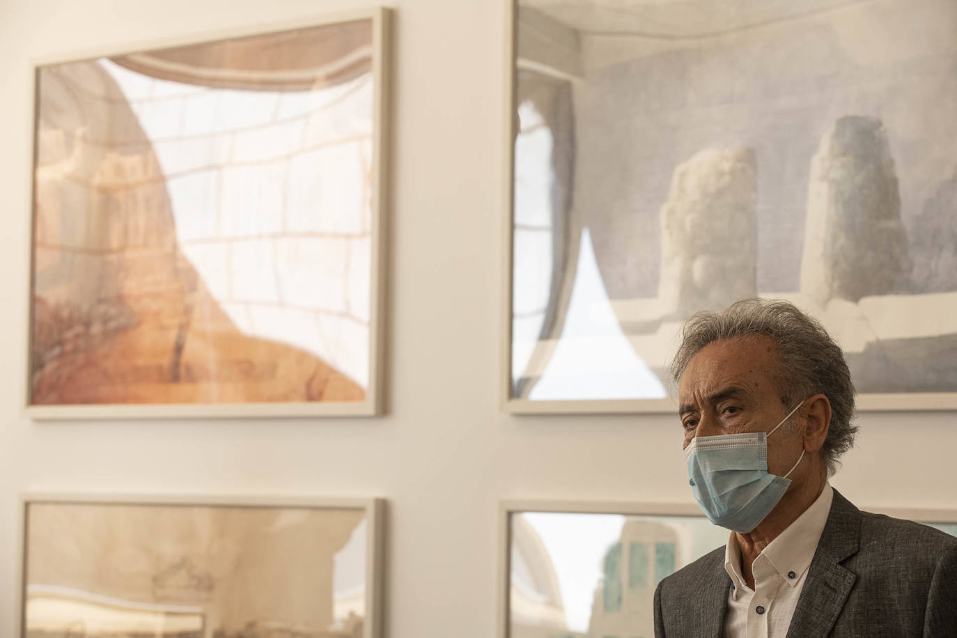 Fotos: Las acuarelas de Pedro Cano suben a escena