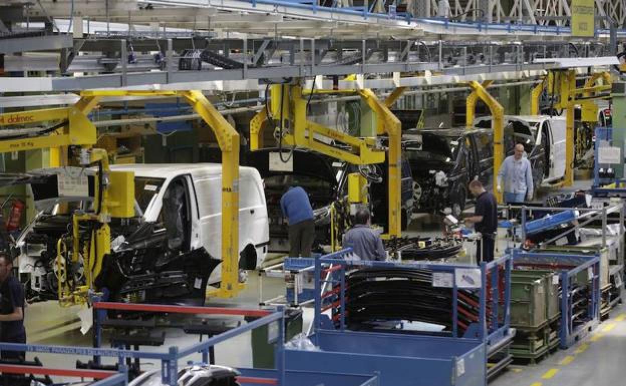 Una fábrica de la industria automovilística. 