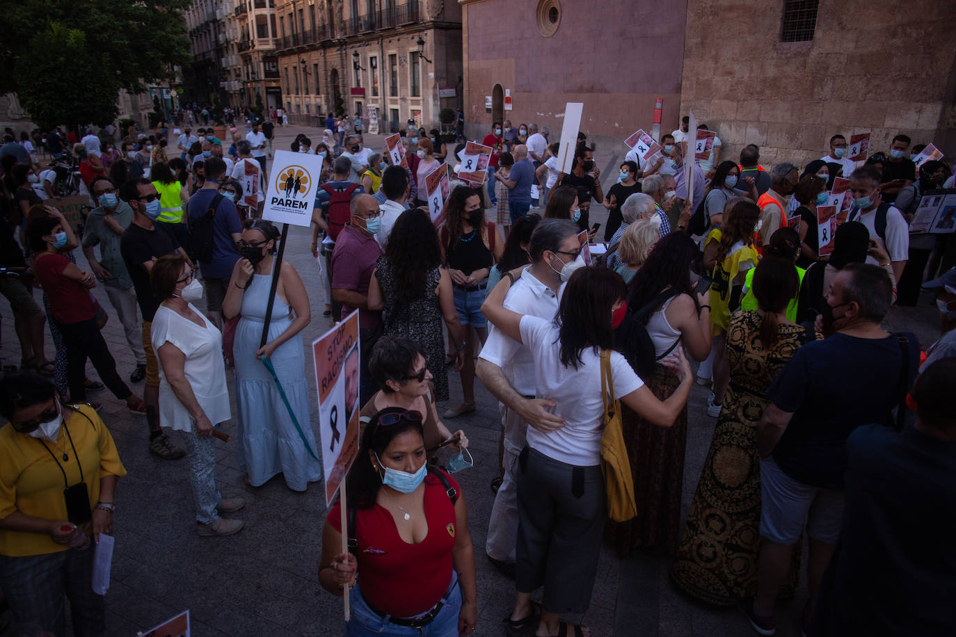 Fotos: Movilización en Murcia contra &quot;el odio, el racismo y la xenofobia&quot;