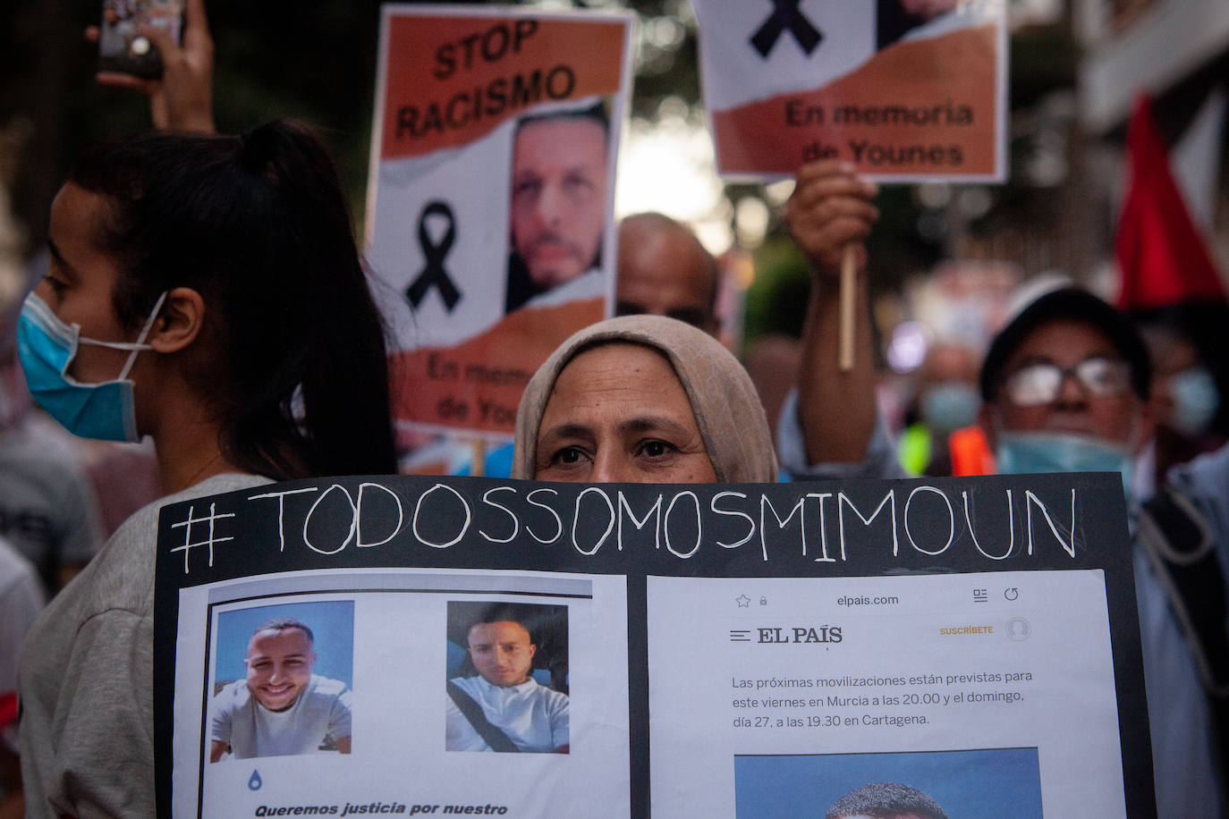 Fotos: Movilización en Murcia contra &quot;el odio, el racismo y la xenofobia&quot;