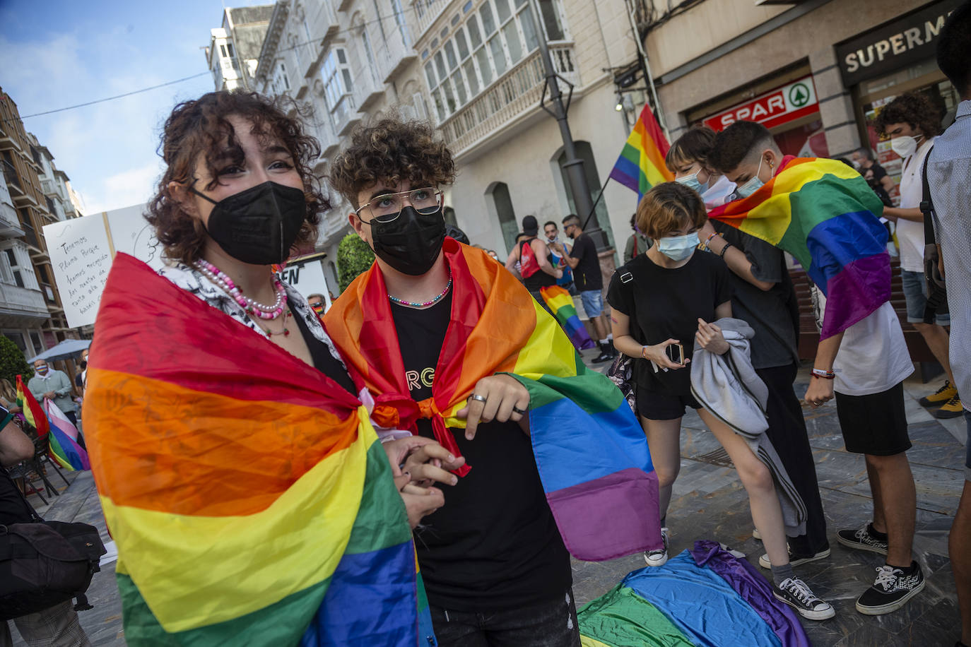 Fotos: Clamor por la Ley Integral Trans en la marcha del Orgullo en  Cartagena | La Verdad