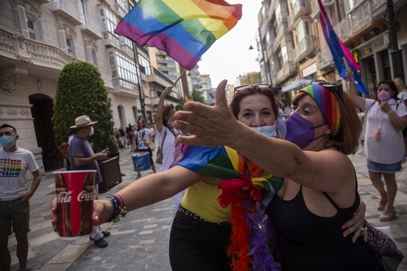 Fotos: Clamor por la Ley Integral Trans en la marcha del Orgullo en Cartagena