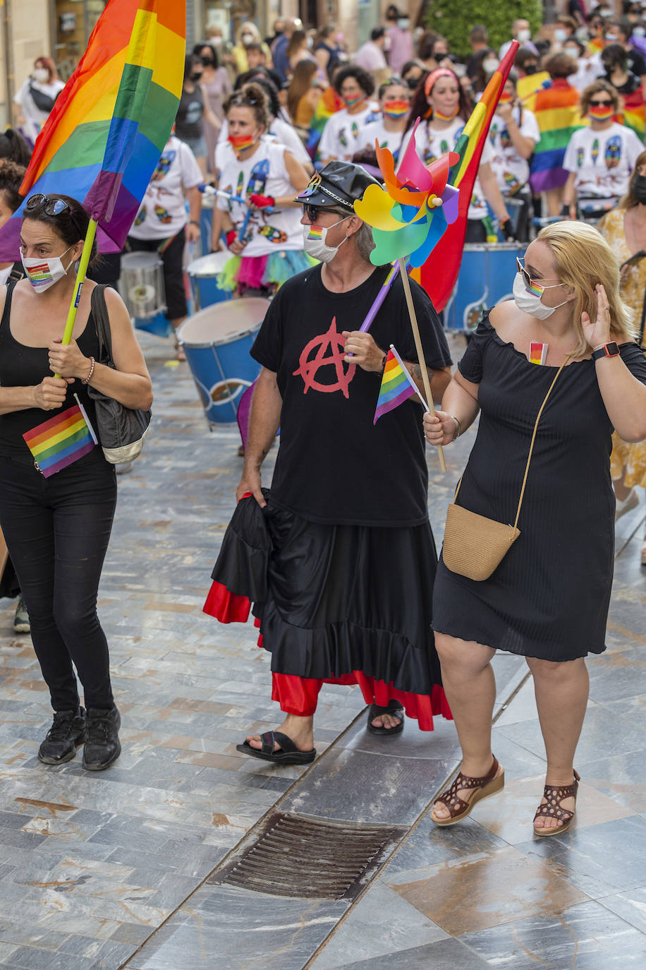 Fotos: Clamor por la Ley Integral Trans en la marcha del Orgullo en Cartagena