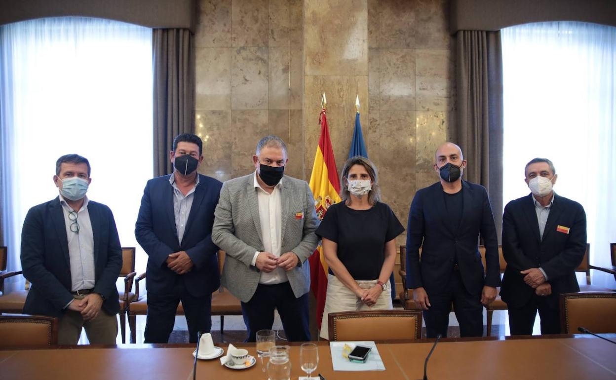 Juan Marín, Manuel Martínez, Lucas Jiménez, Teresa Ribera, Javier Berenguer y Fernando Rubio. 