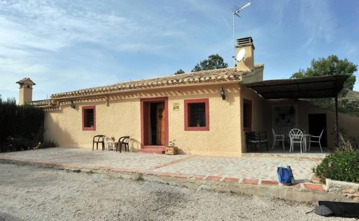 Un alojamiento rural en Lorca, en una imagen de archivo. 