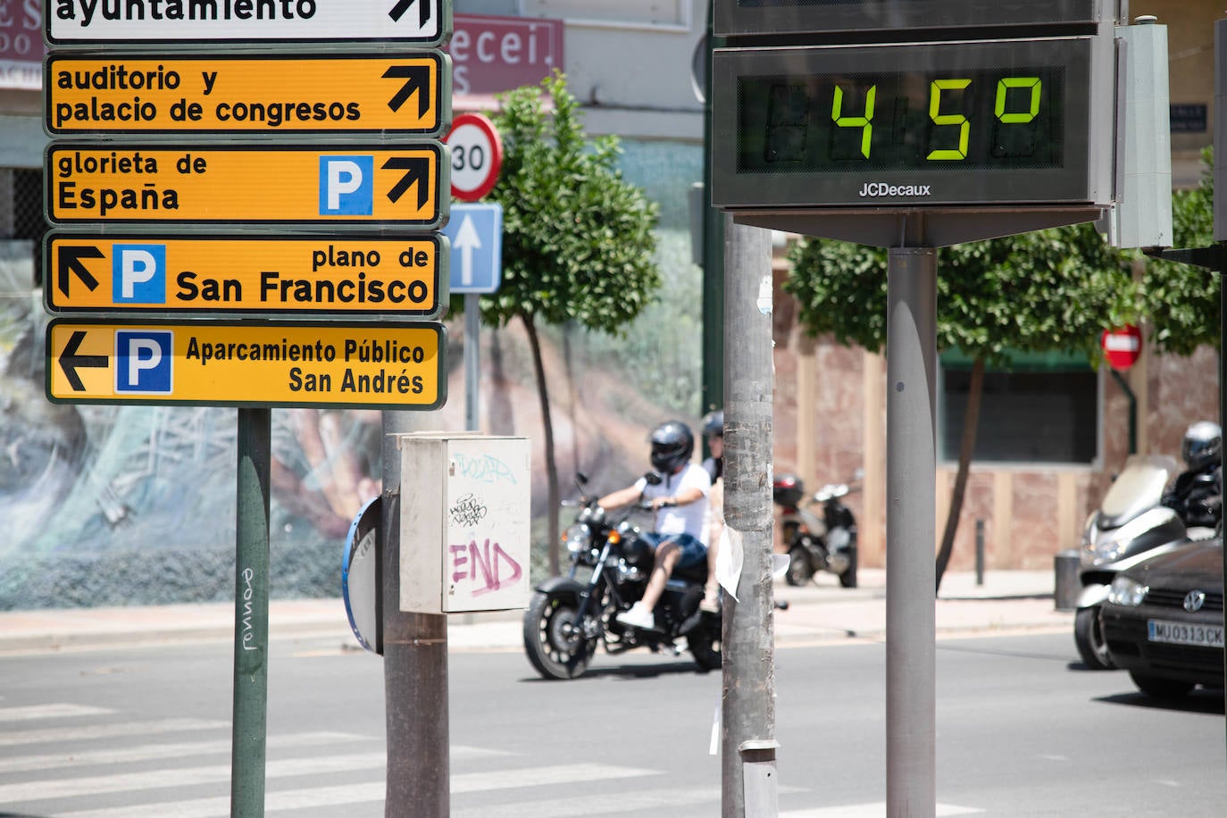 Fotos: La alerta naranja por altas temperaturas deja cifras por encima de los 40 grados en los termómetros de Murcia