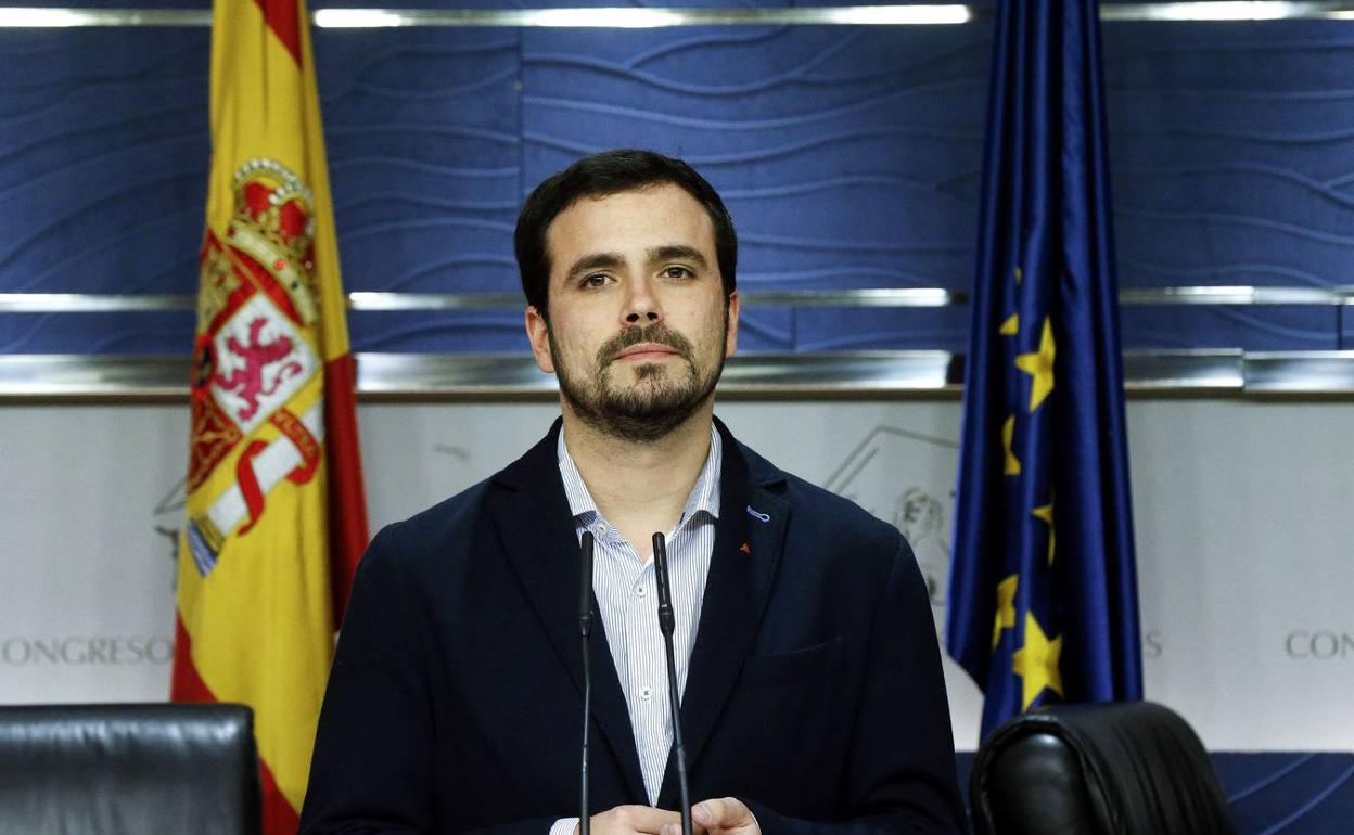 El ministro Alberto Garzón. 