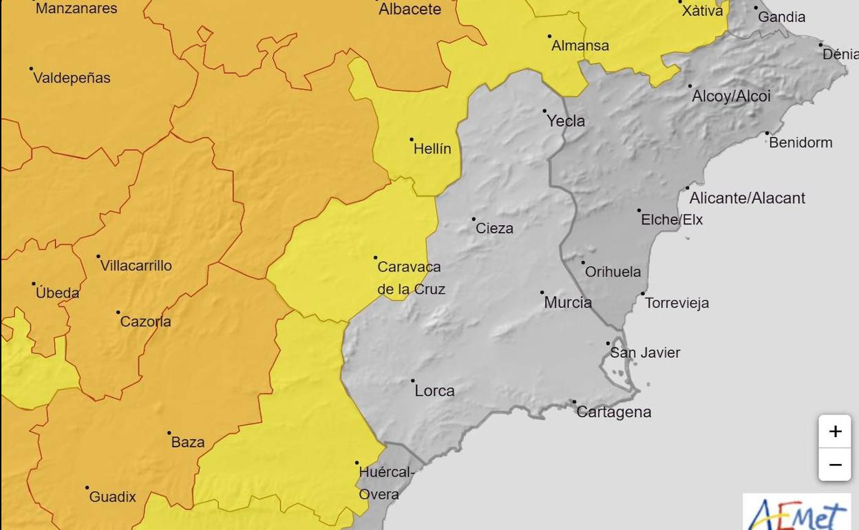 Avisos por calor de la Aemet. 