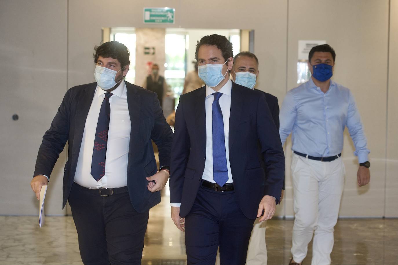 Fotos: Reunión del comité de dirección del PP regional