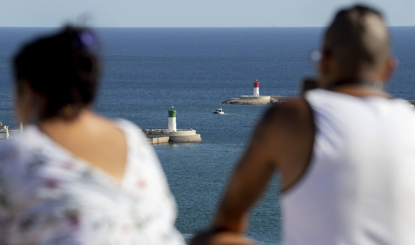 Fotos: El crucero Aída realiza la primera escala en el Puerto de Cartagena tras la pandemia