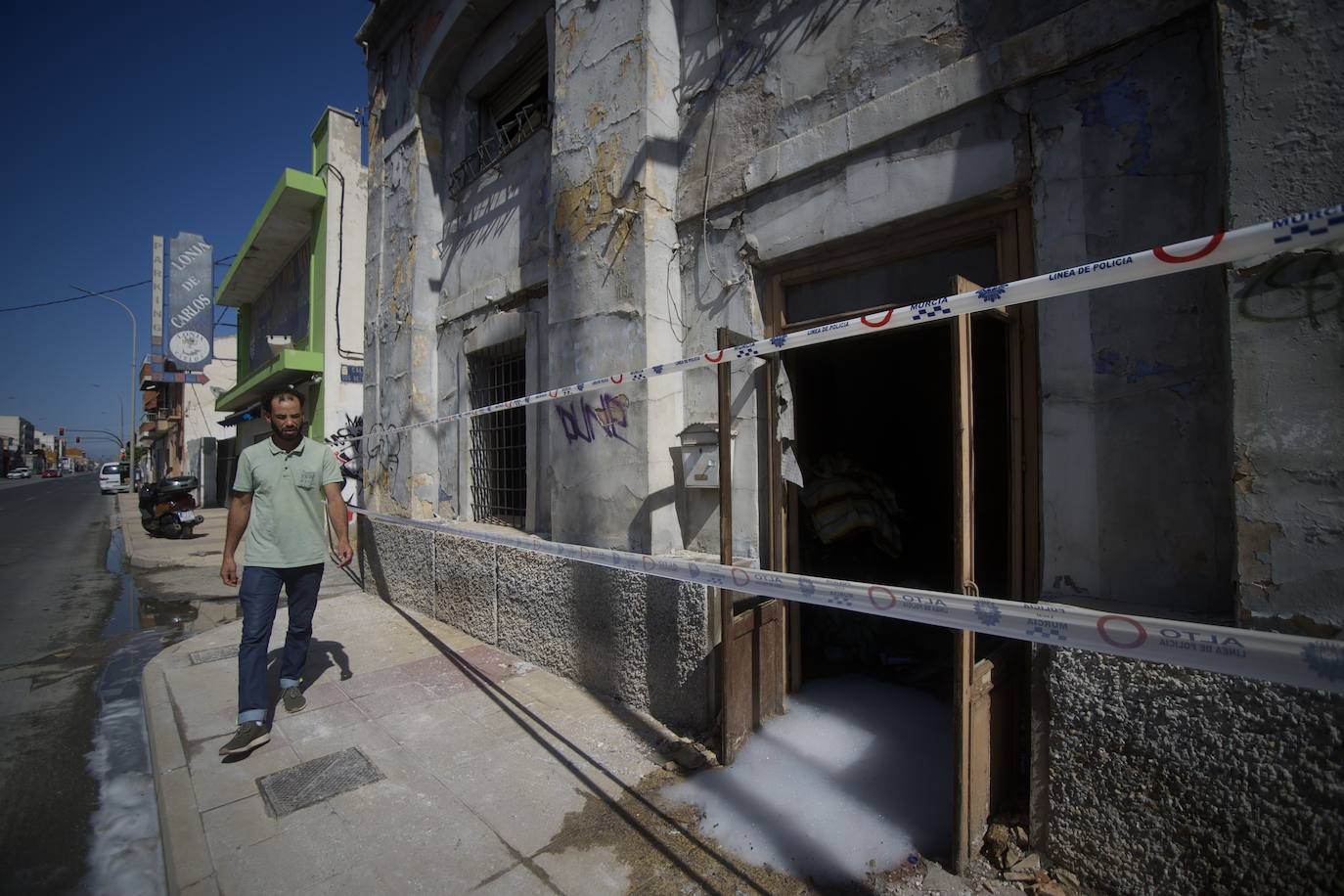 Fotos: Incendio en un huerto abandonado de Barriomar
