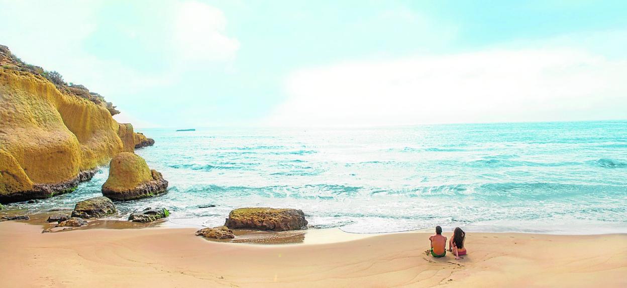 Playa de La Carolina, en Águilas.