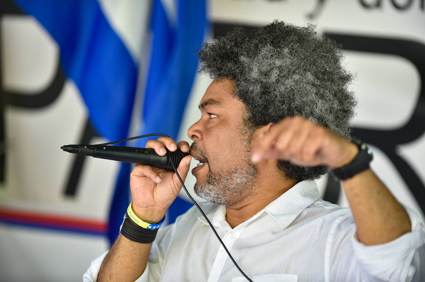 Fotos: Concentración en Murcia en contra del régimen castrista