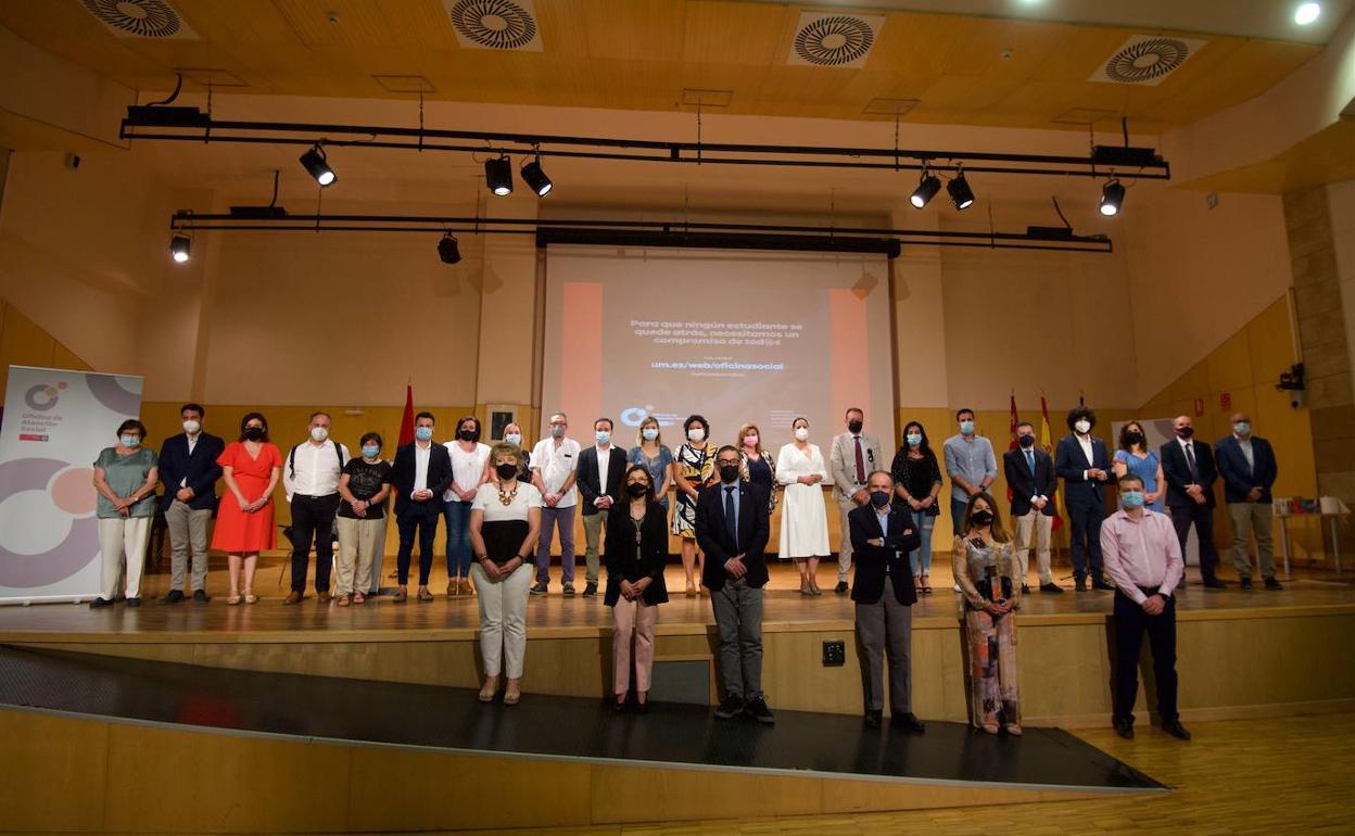 Presentación de las ayudas a los estudiantes de la UMU de Beniel, Ceutí, Lorquí y Santomera. 