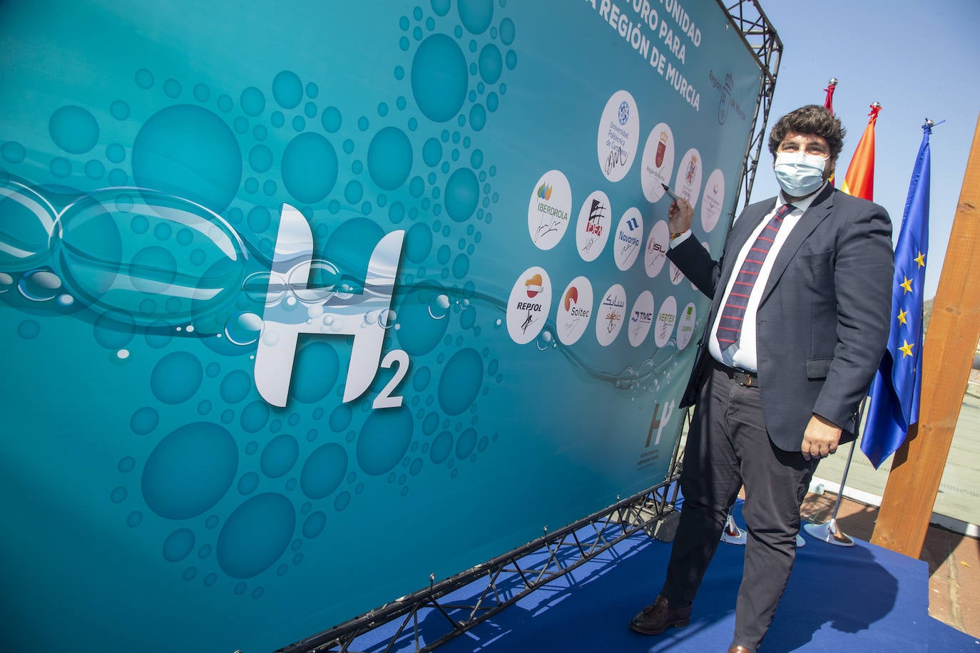 Fotos: Empresas e instituciones se alían para que Escombreras sea líder en hidrógeno verde