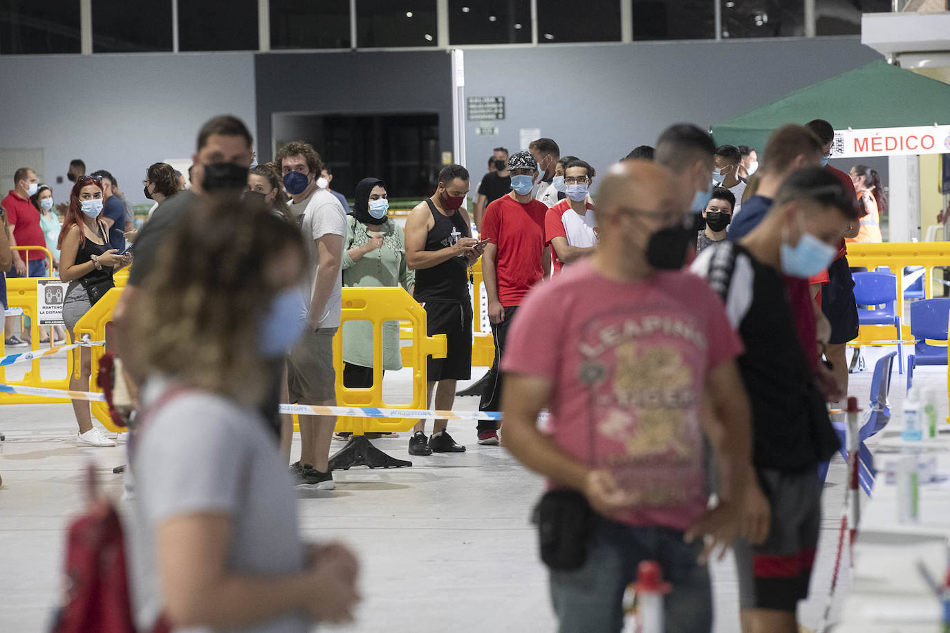 Fotos: Vacuna contra la Covid-19 en Torre Pacheco